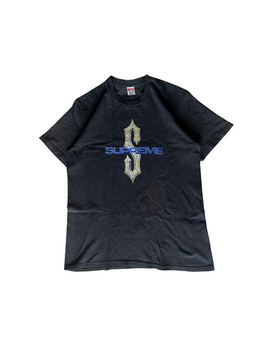 Supreme Diamond S Black T-shirt
