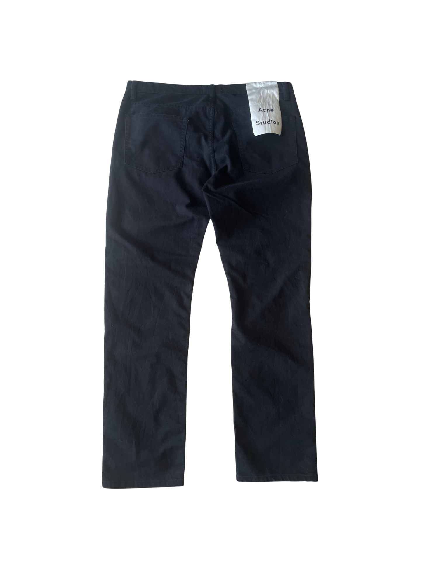 Acne Studios Stockholm Slim Black Jeans