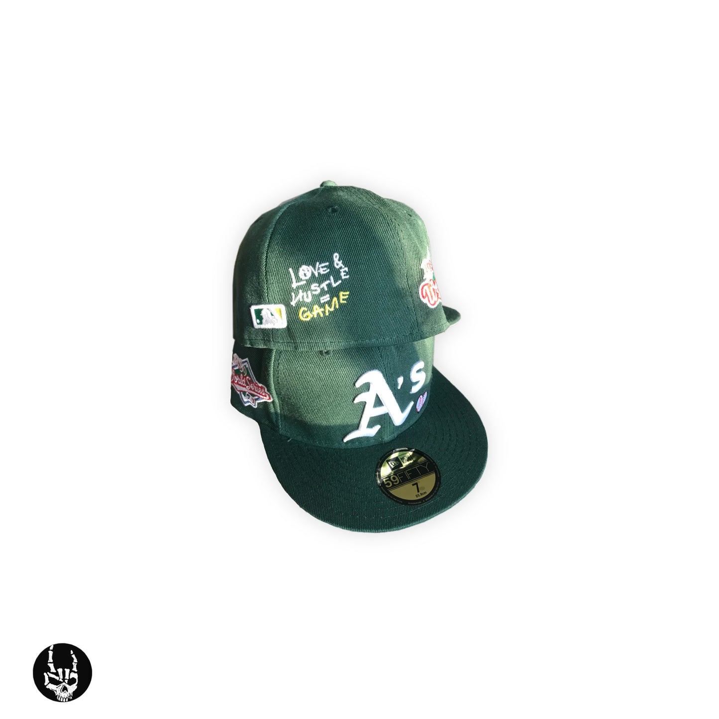 Oakland Athletic’s Team Love Fitted Cap