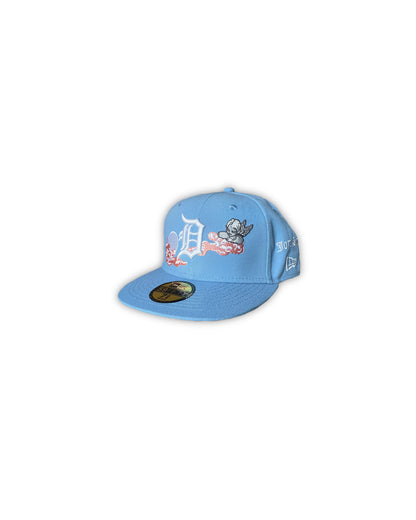 New Era x Jon Stan Detroit Tigers Baby Blue Fitted Cap