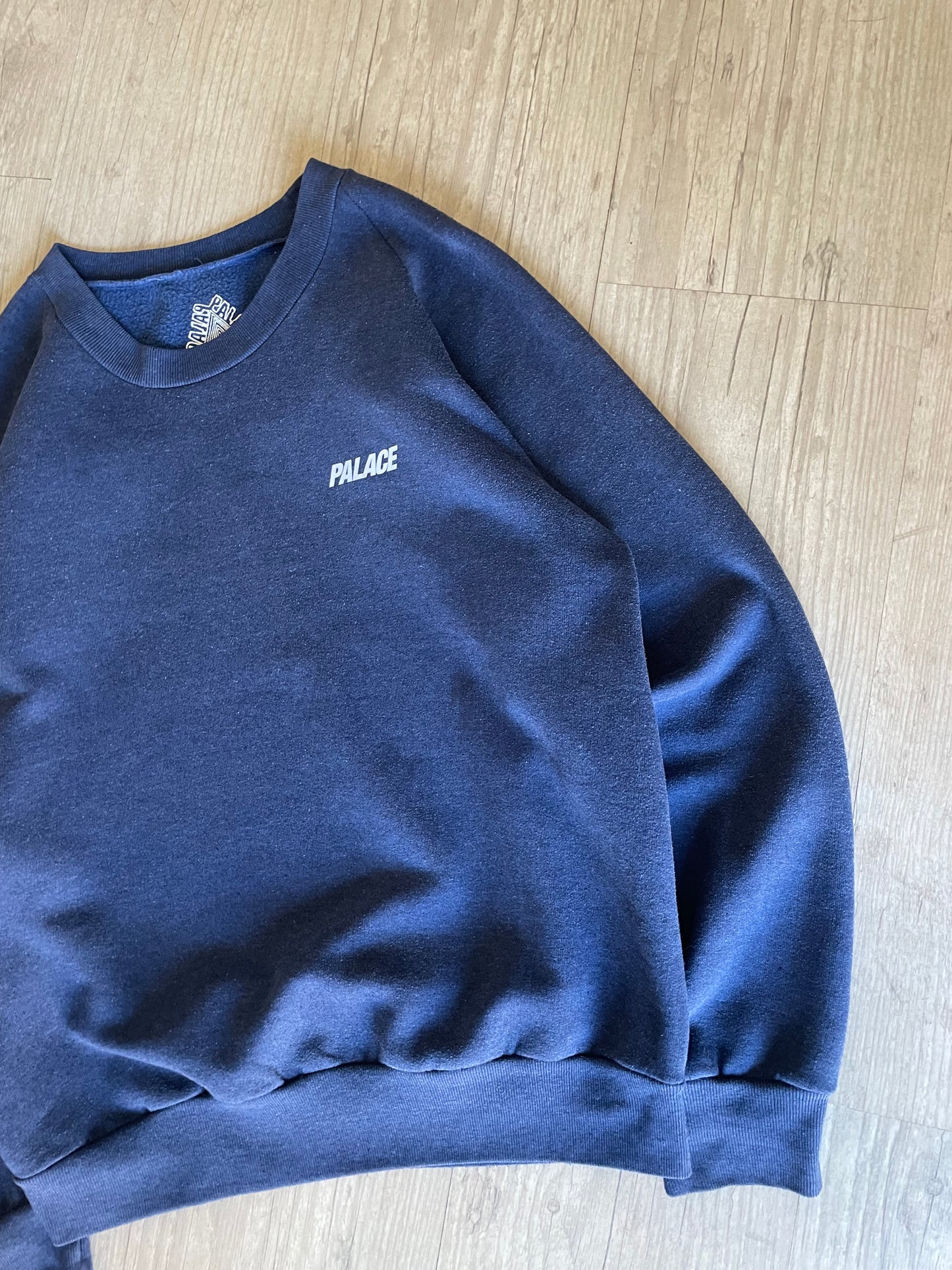 Palace Navy Crewneck Sweater