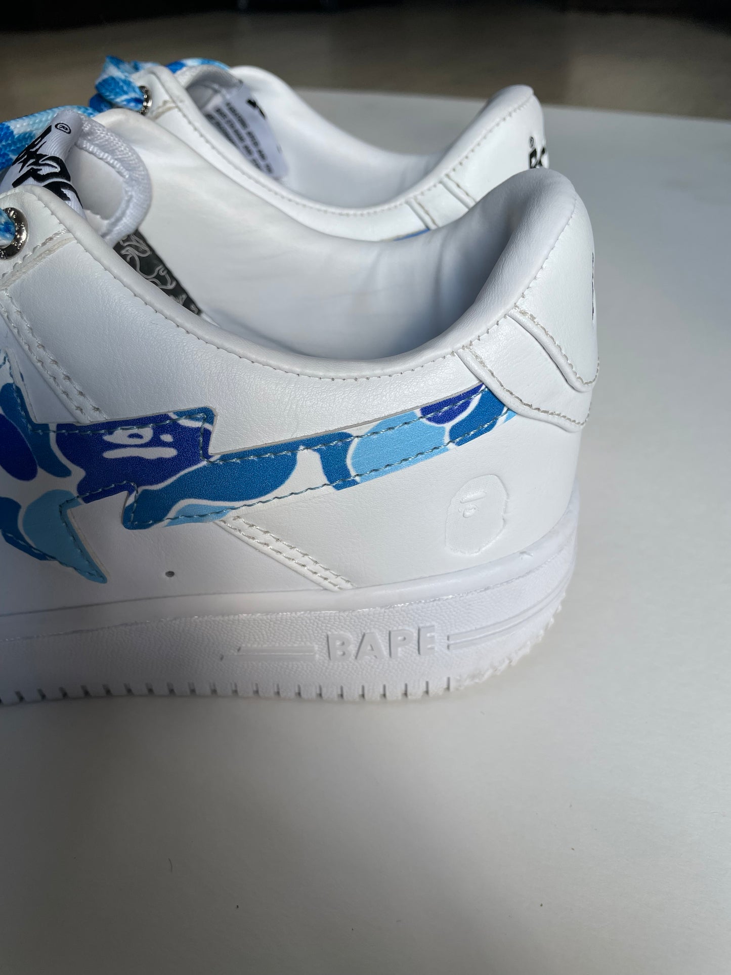 A Bathing Ape Bapesta White/Blue