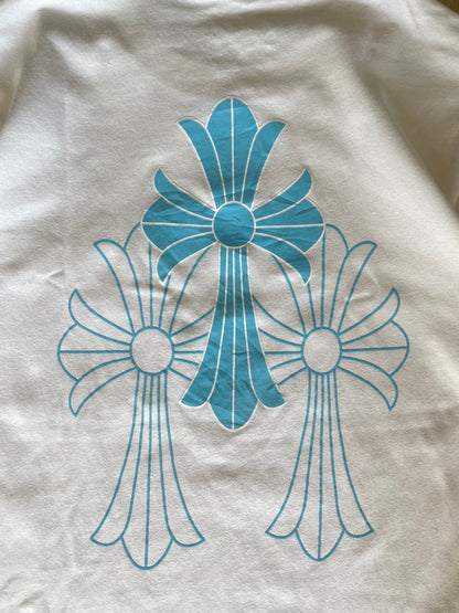 Chrome Hearts Baby Blue Triple Cross T-shirt