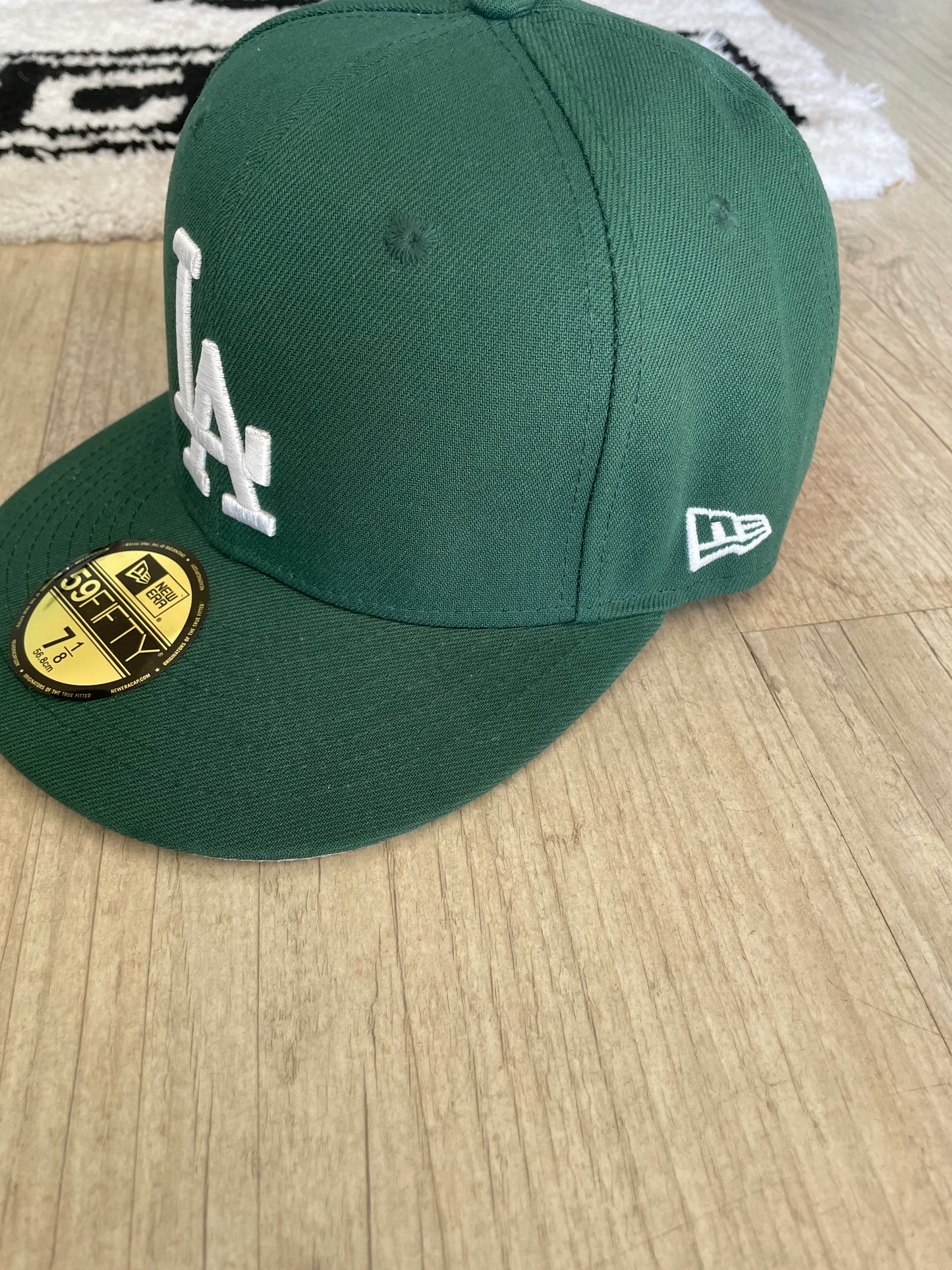 Los Angeles Dodgers Green Fitted Cap