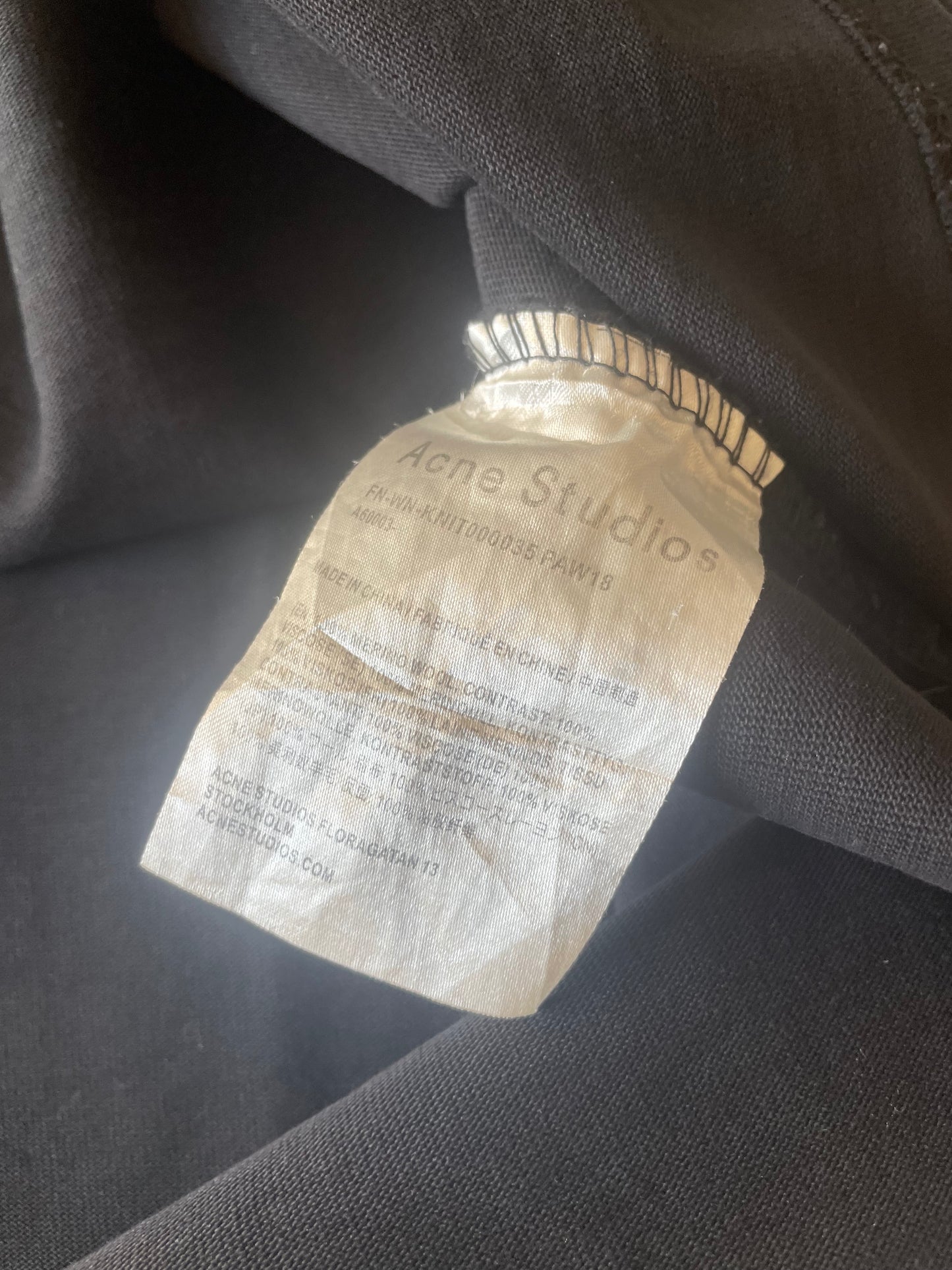 Acne Studios Red Spellout Logo T-shirt