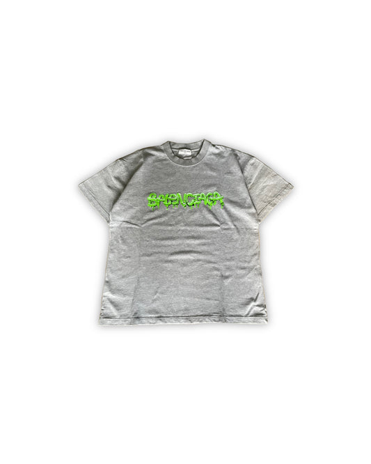 Balenciaga Slime Green Logo T-shirt