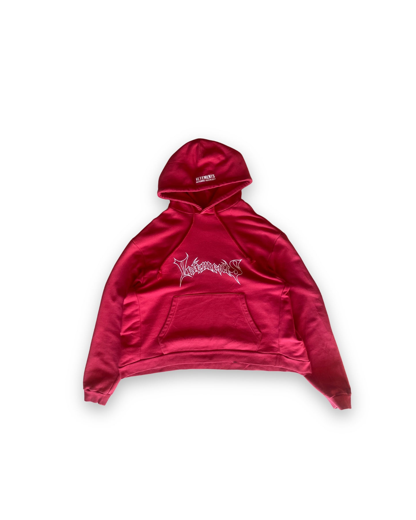 Vetements A/W17 Seoul Red Hoodie