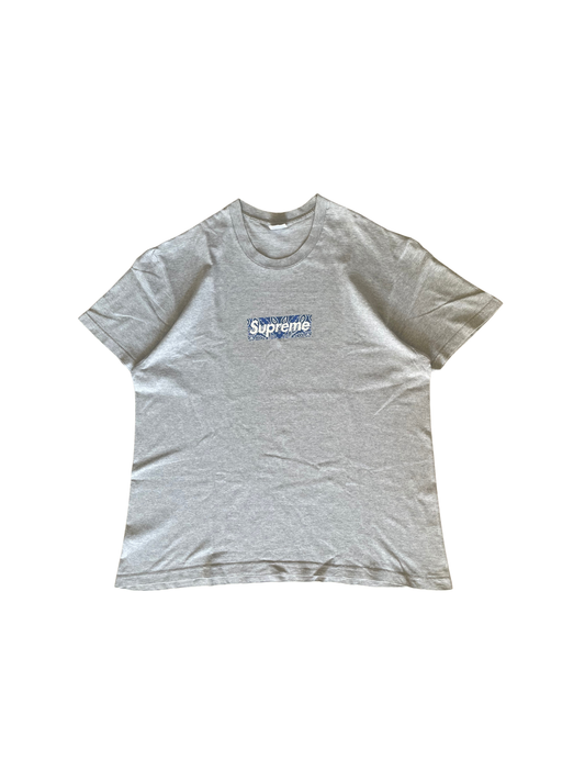 Supreme Blue Bandana Box Logo T-shirt