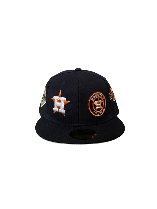 Houston Astros Evolution Patches Fitted Cap