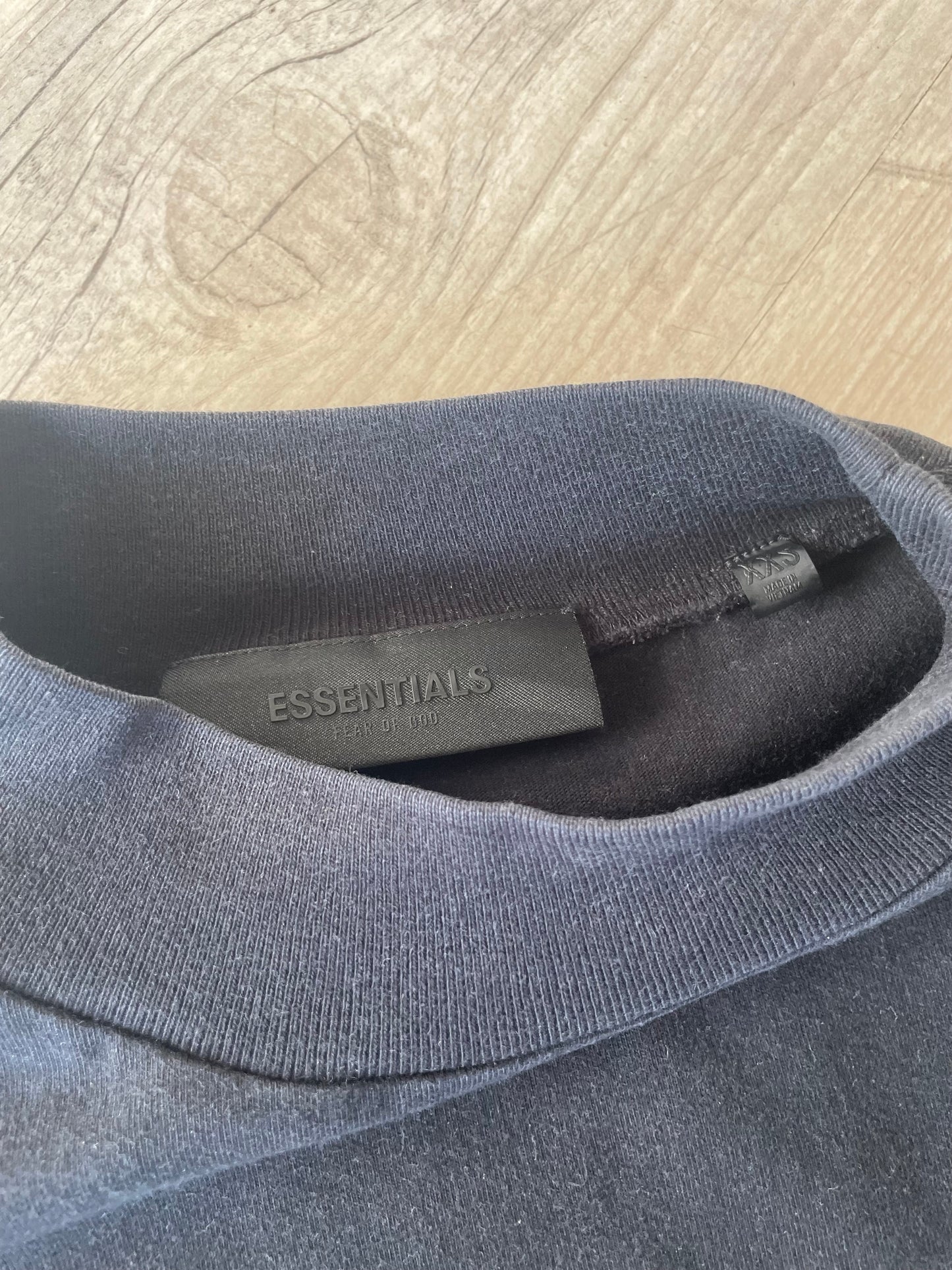 Fear of God Essentials Arch Logo Jet Black T-shirt