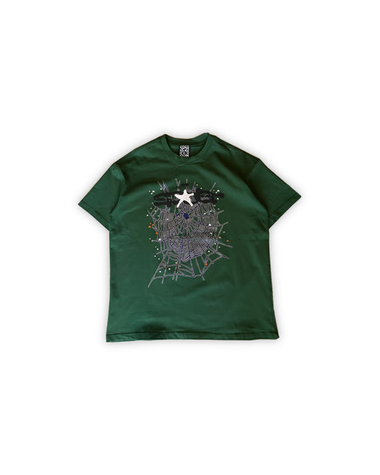 Sp5der Green Web T-shirt