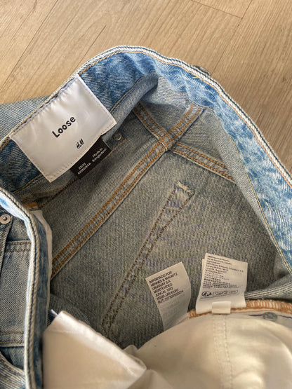 H&M Loose Fit Blue Jeans