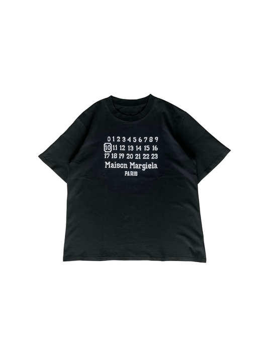 Maison Margiela Embroidered  Numbers T-shirts
