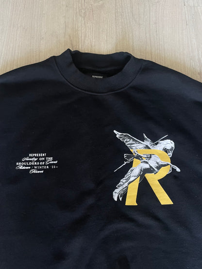 Represent Standing On Shoulders of Giants Sweater Black