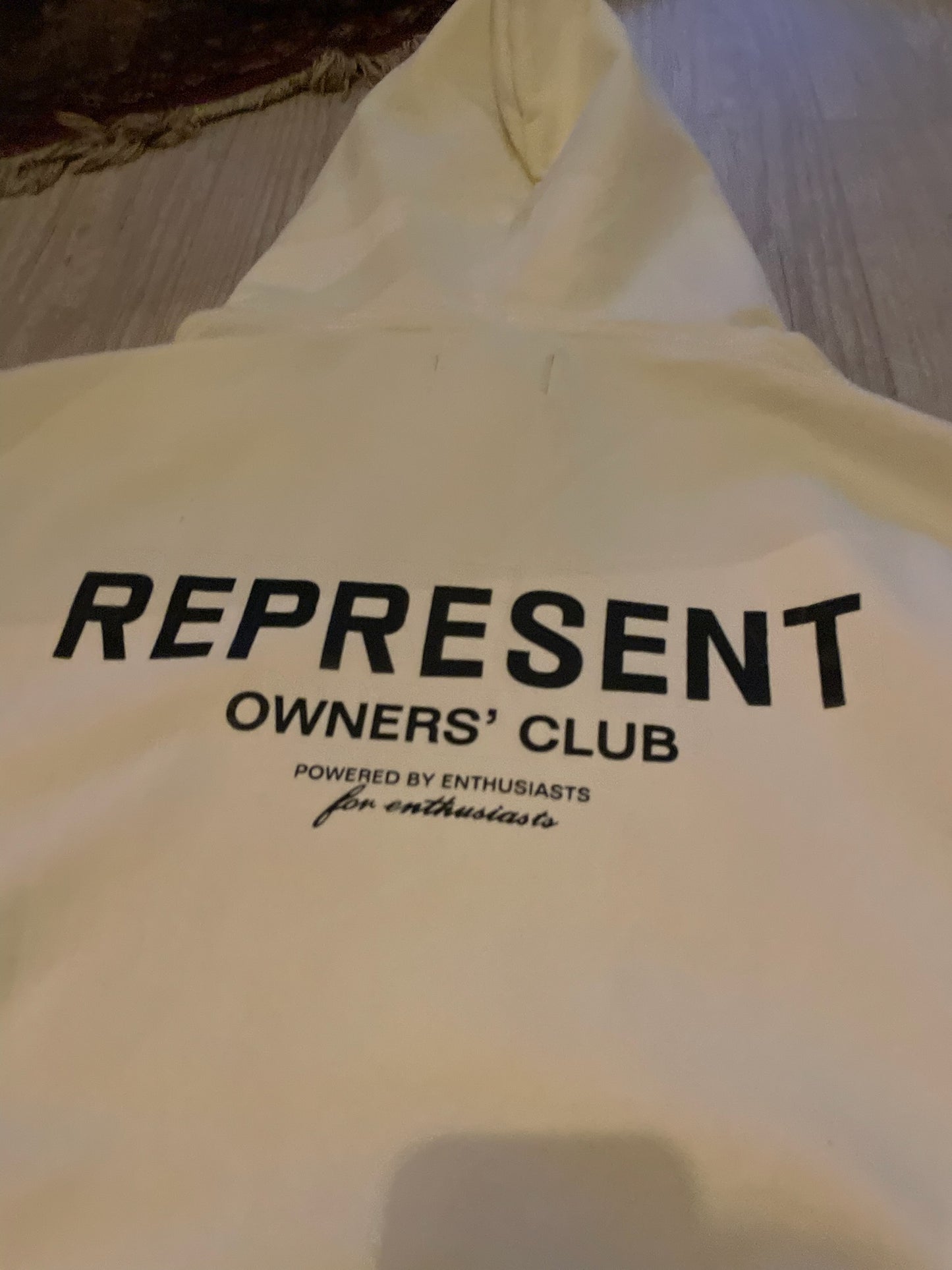 Represent Owner’s Club White Hoodie