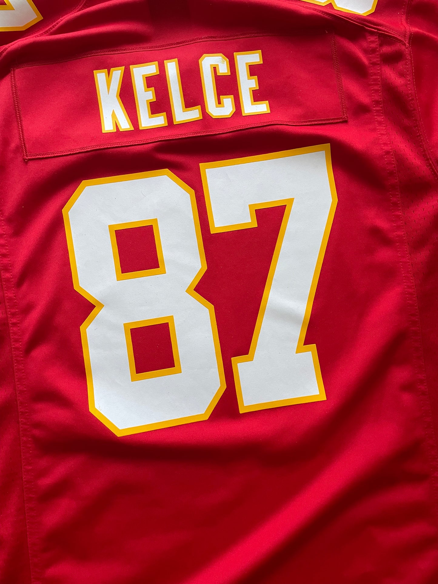 Nike Kansas City Chiefs #87 Travis Kelce NFL Jersey