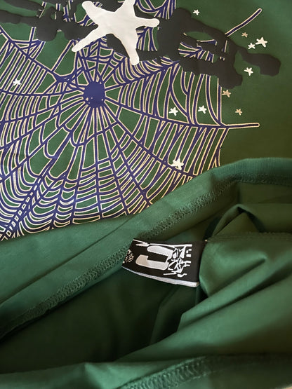Sp5der Green Web T-shirt
