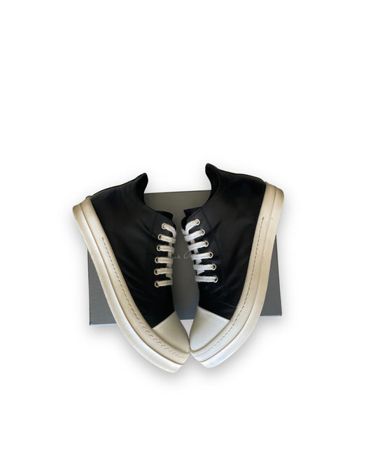 Rick Owens Ramone Low Black Leather