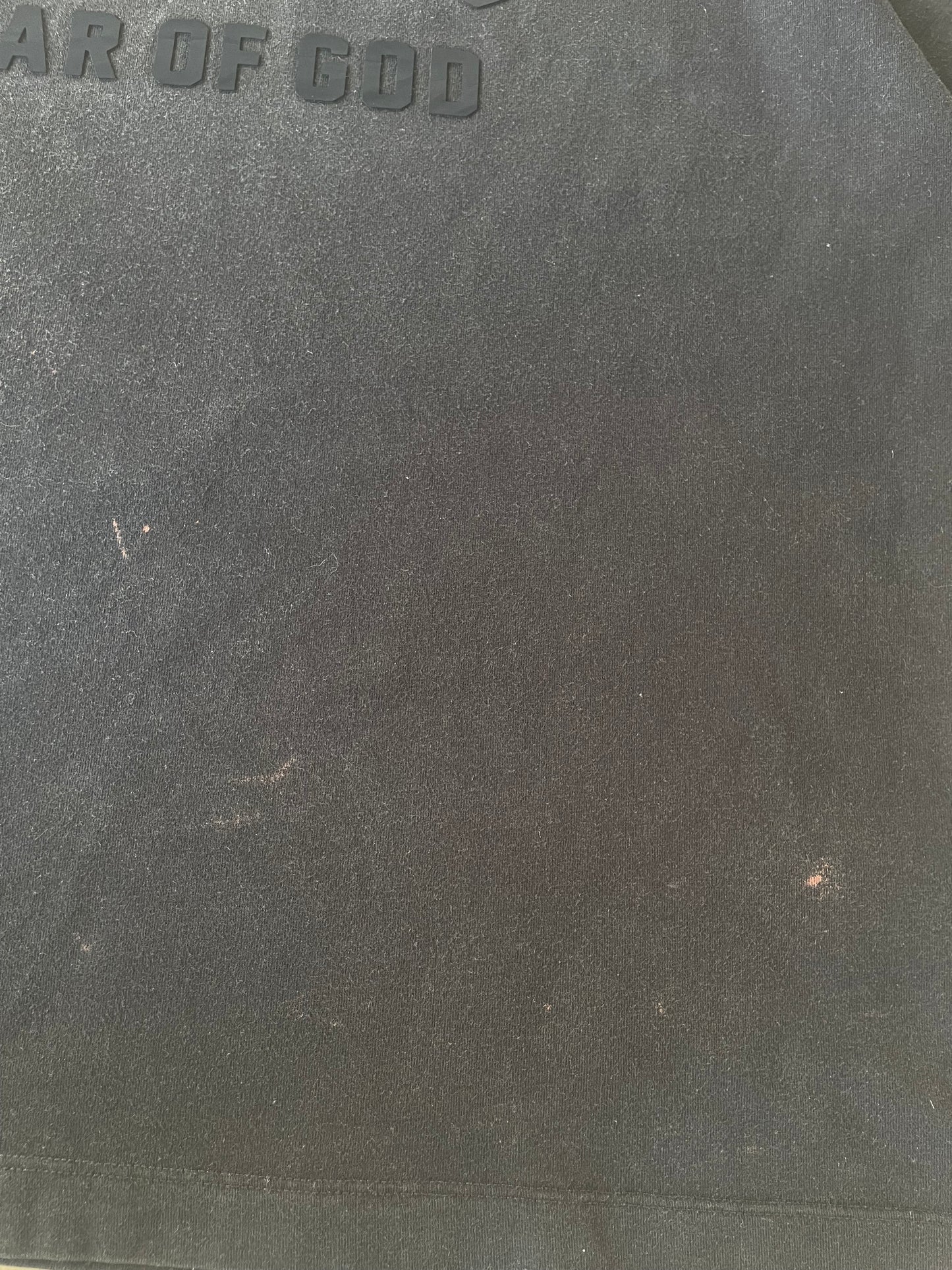 Fear of God Essentials Arch Logo Jet Black T-shirt