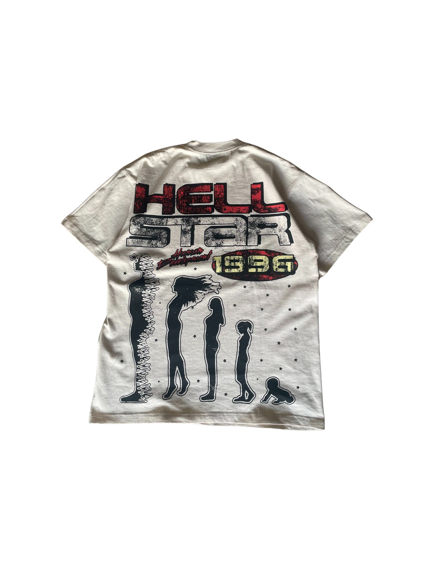 Hellstar Human Development Cream T-shirt