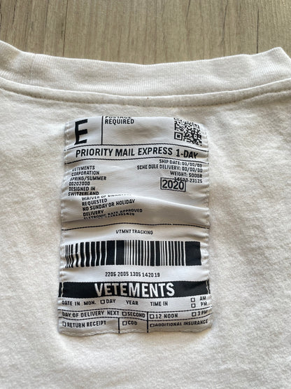Vetements SS20 Priority Mail T-shirt