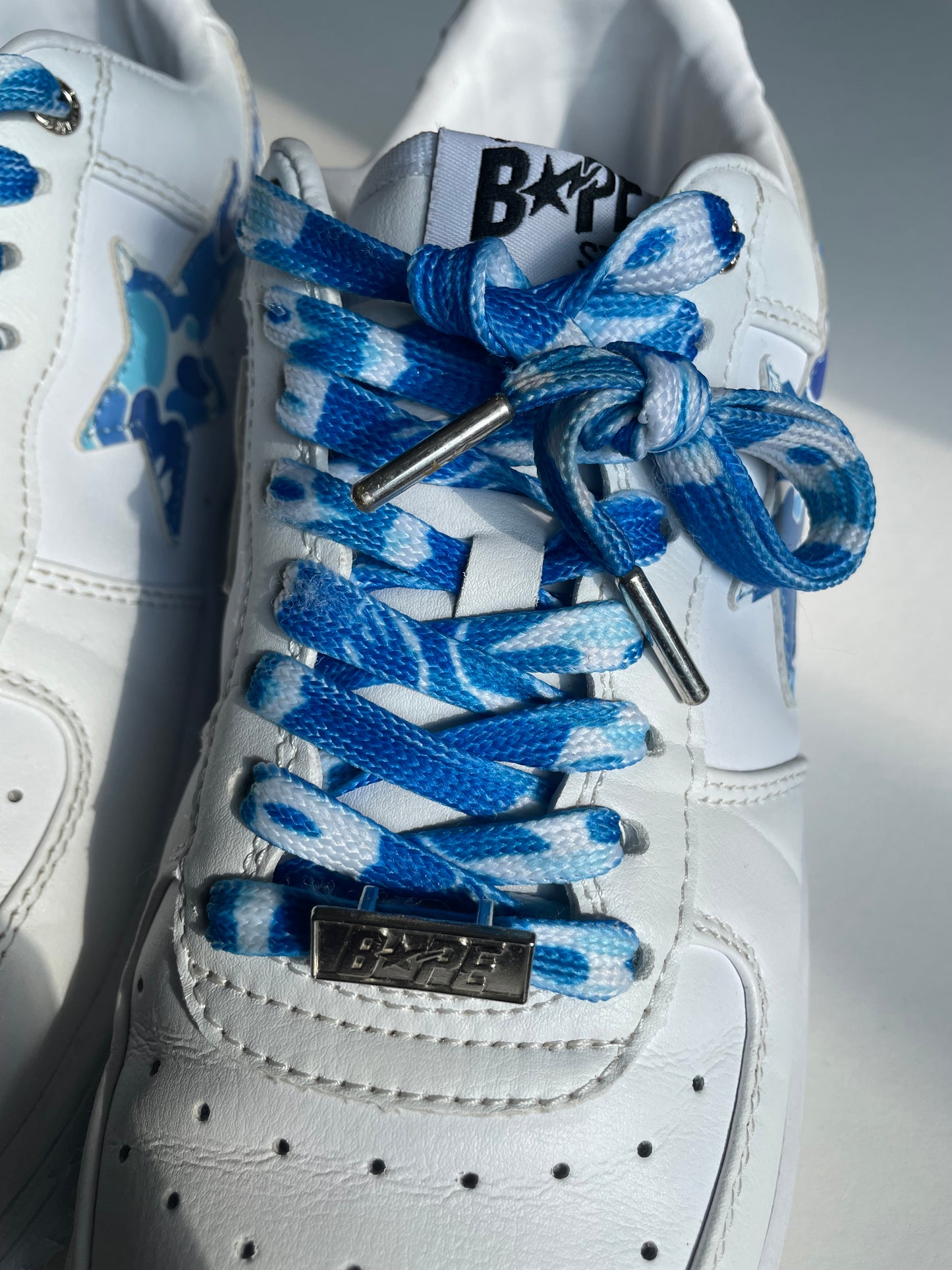 A Bathing Ape Bapesta White/Blue