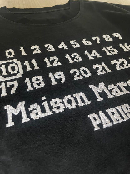 Maison Margiela Embroidered  Numbers T-shirts