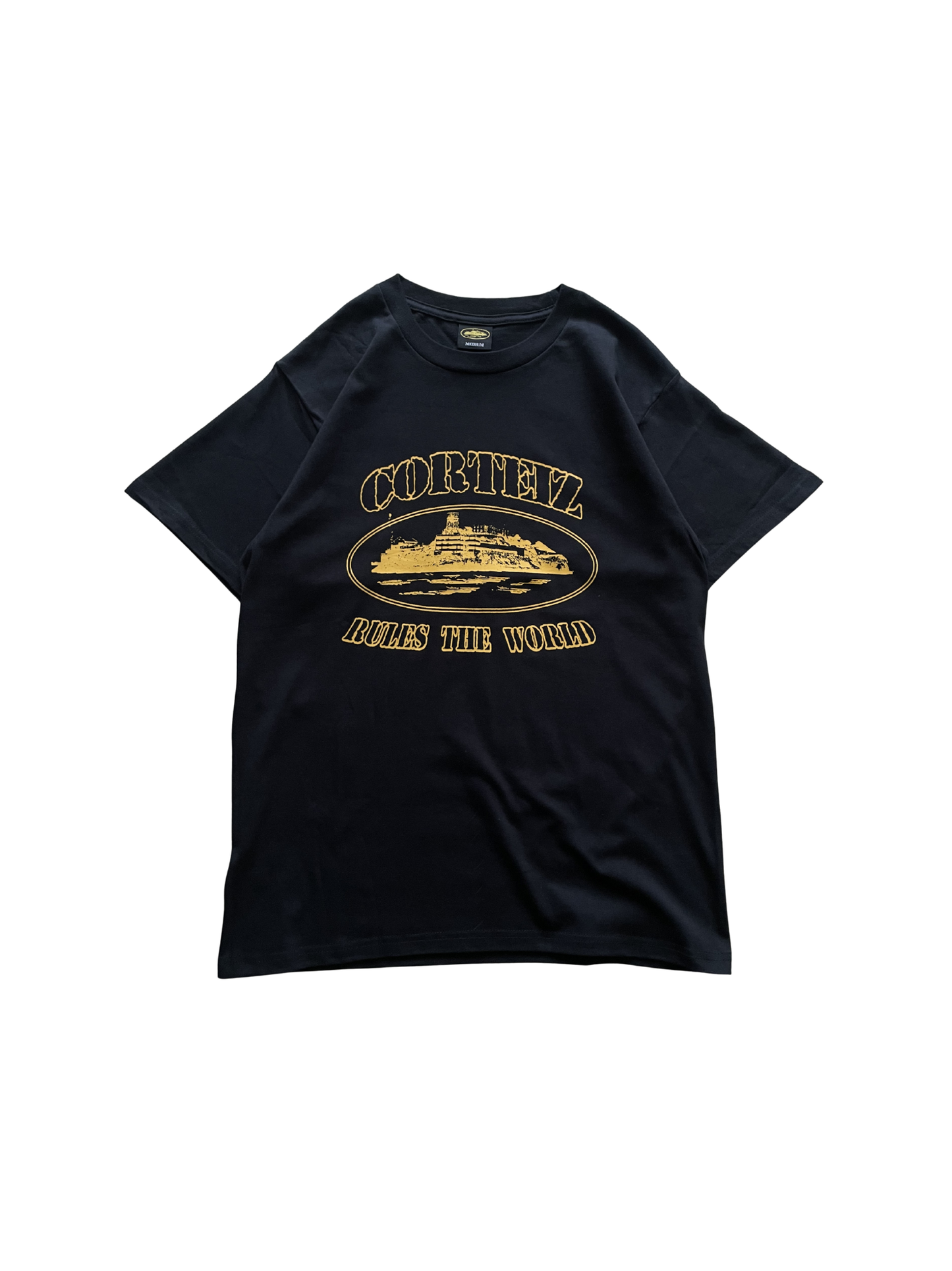 Corteiz OG Alcatraz Island Yellow T-shirt