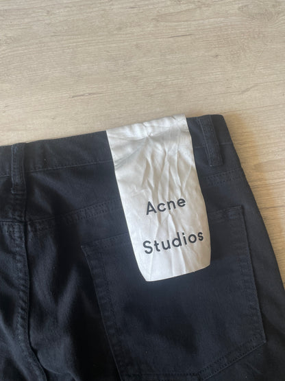 Acne Studios Stockholm Slim Black Jeans