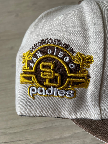 San Diego Padres Fitted Cap Cream