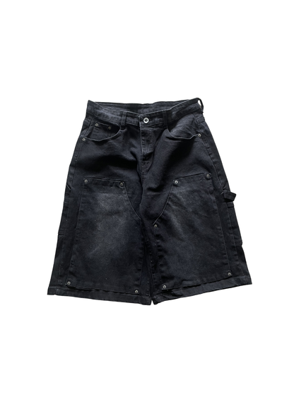 Handmade Double-Knee Denim Shorts