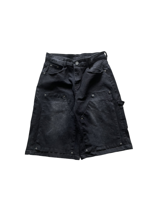 Handmade Double-Knee Denim Shorts