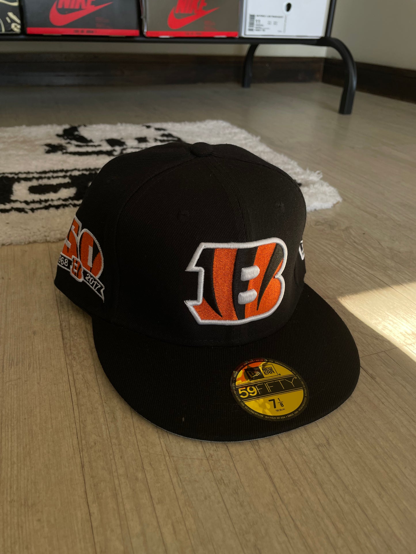 Cincinnati Bengals Anniversary NFL Fitted Cap