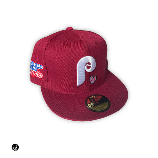 Philadelphia Phillies Team Love Fitted Cap