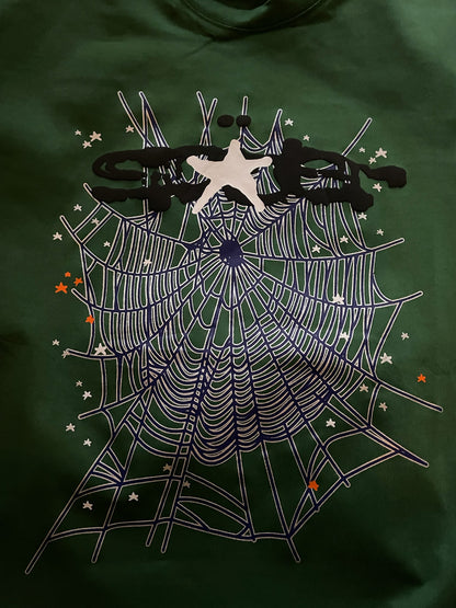 Sp5der Green Web T-shirt