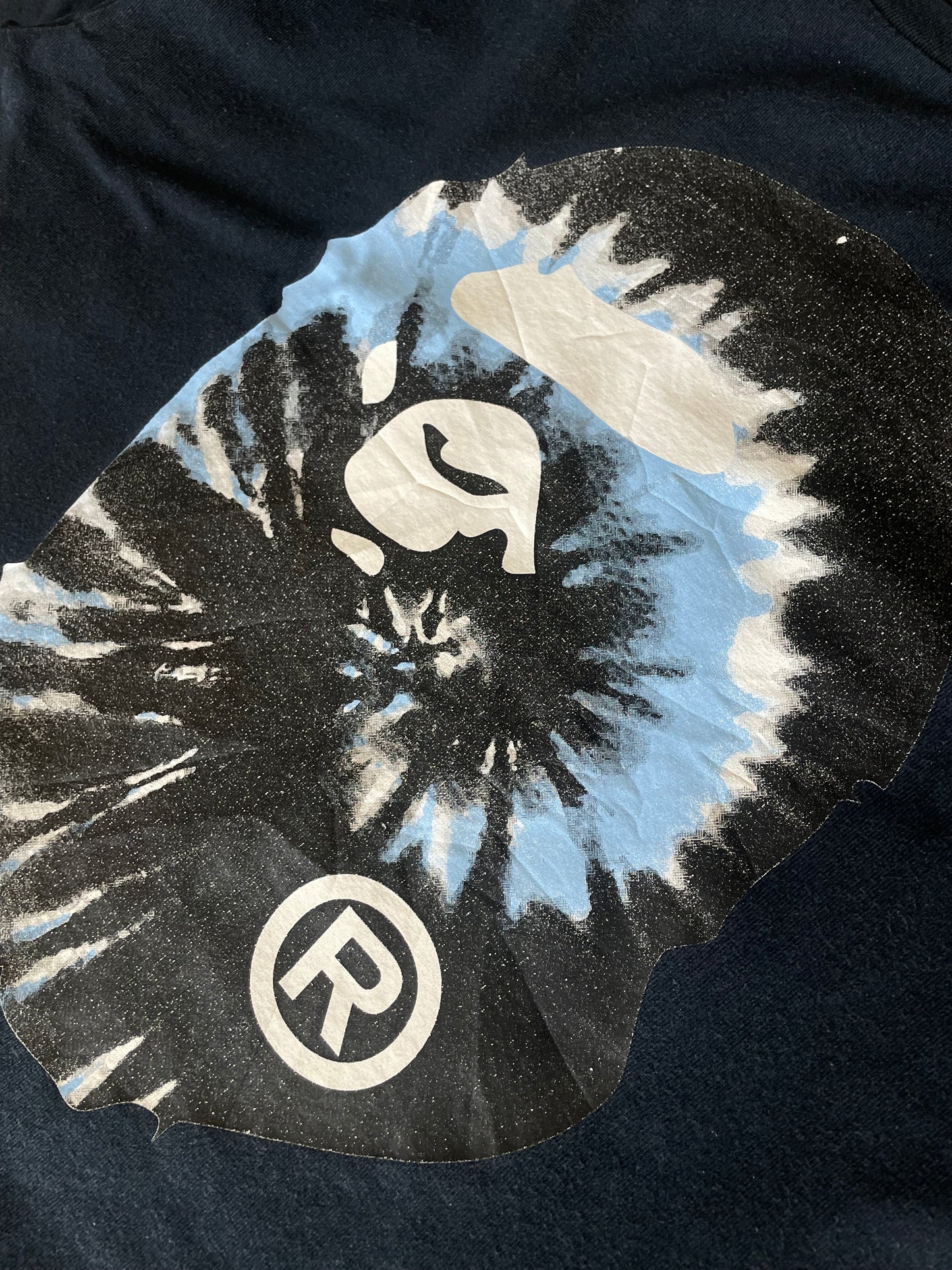 Bape Tye-Dye Ape Head T-shirt