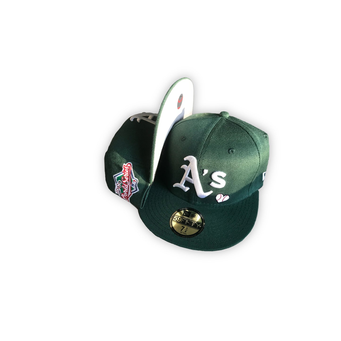 Oakland Athletic’s Team Love Fitted Cap