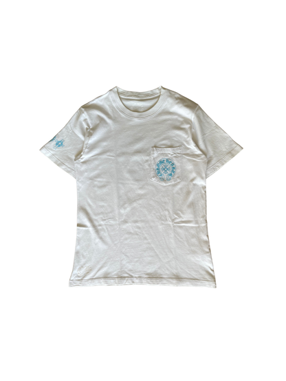 Chrome Hearts Baby Blue Triple Cross T-shirt