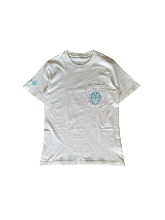 Chrome Hearts Baby Blue Triple Cross T-shirt