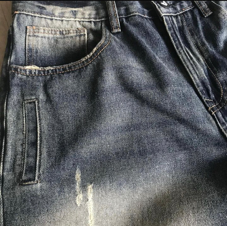 Vintage Distressed Jorts – Grail Mafia