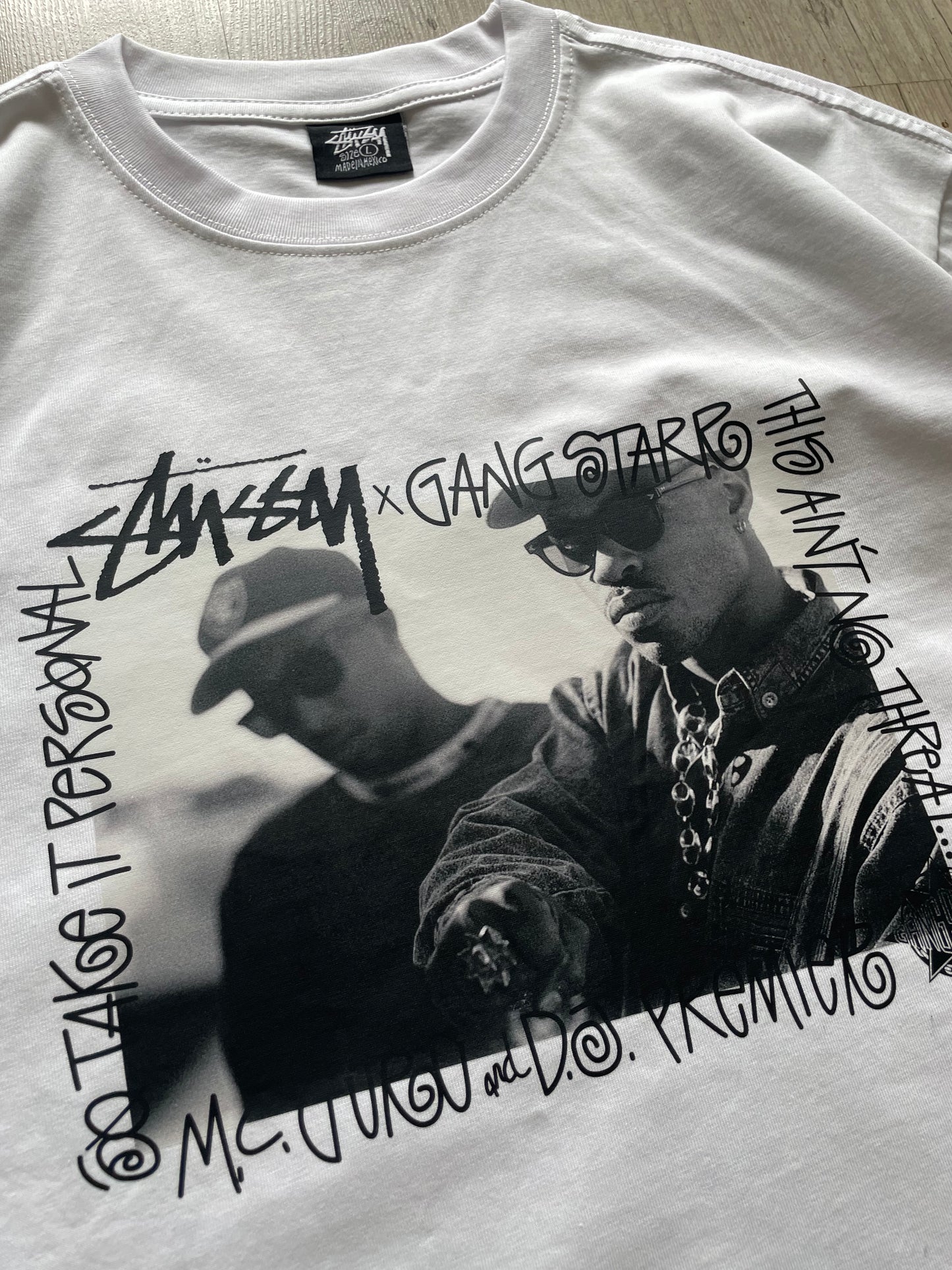 Stüssy x Gang Starr Take it Personal T-Shirt