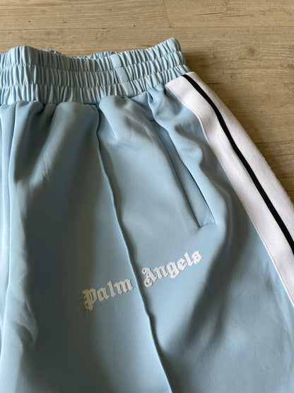 Palm Angels Baby Blue Trackshorts