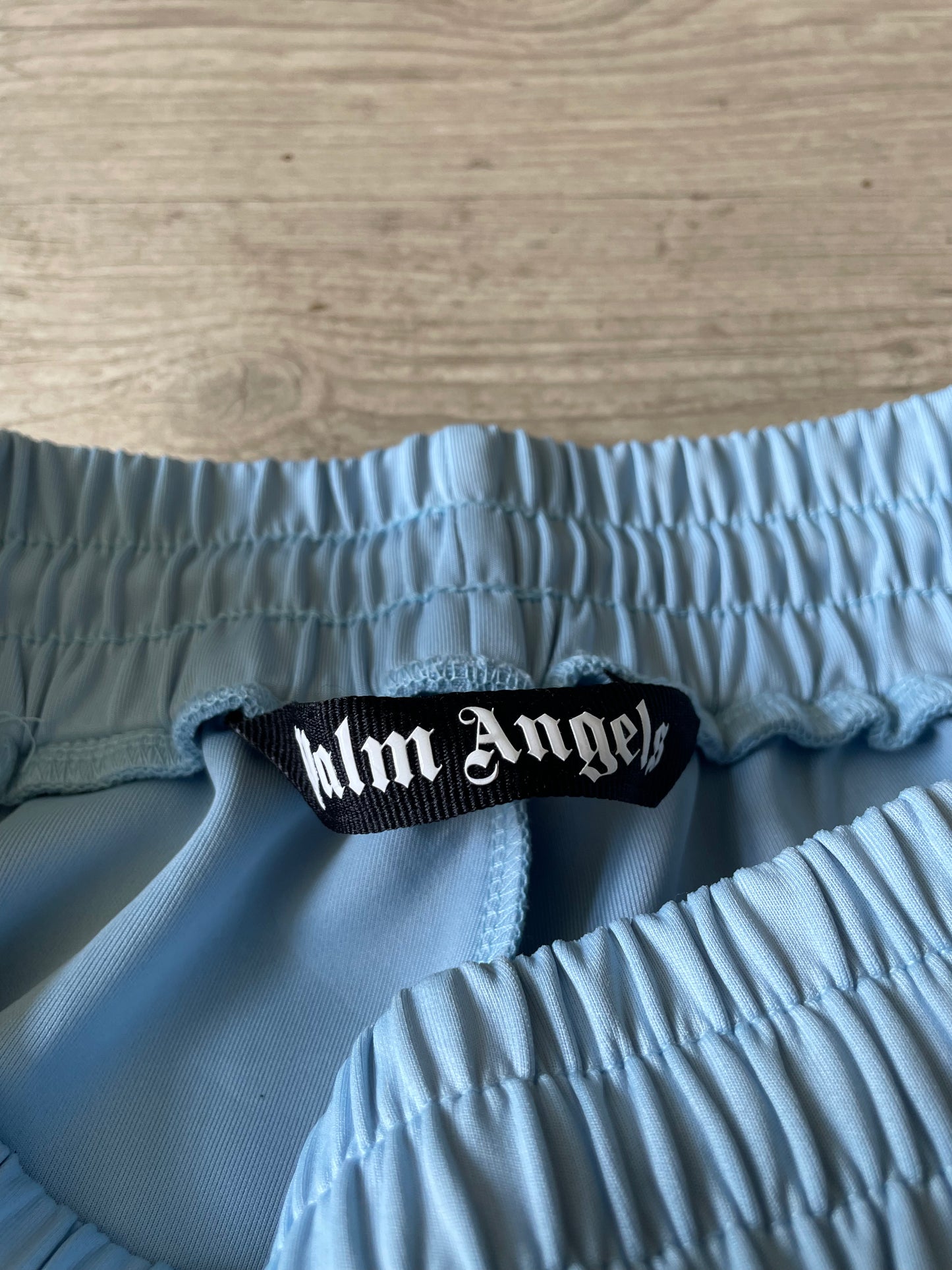 Palm Angels Baby Blue Trackshorts