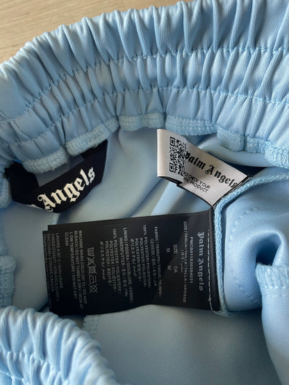 Palm Angels Baby Blue Trackshorts