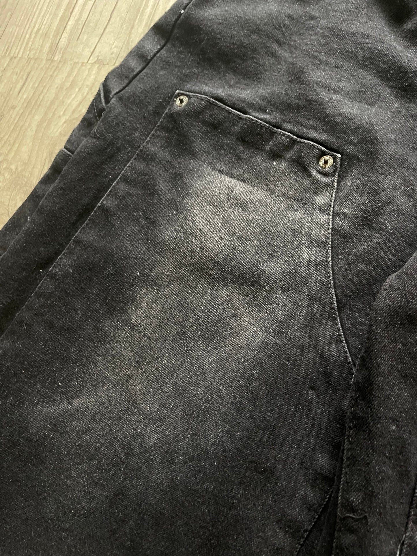 Handmade Double-Knee Denim Shorts