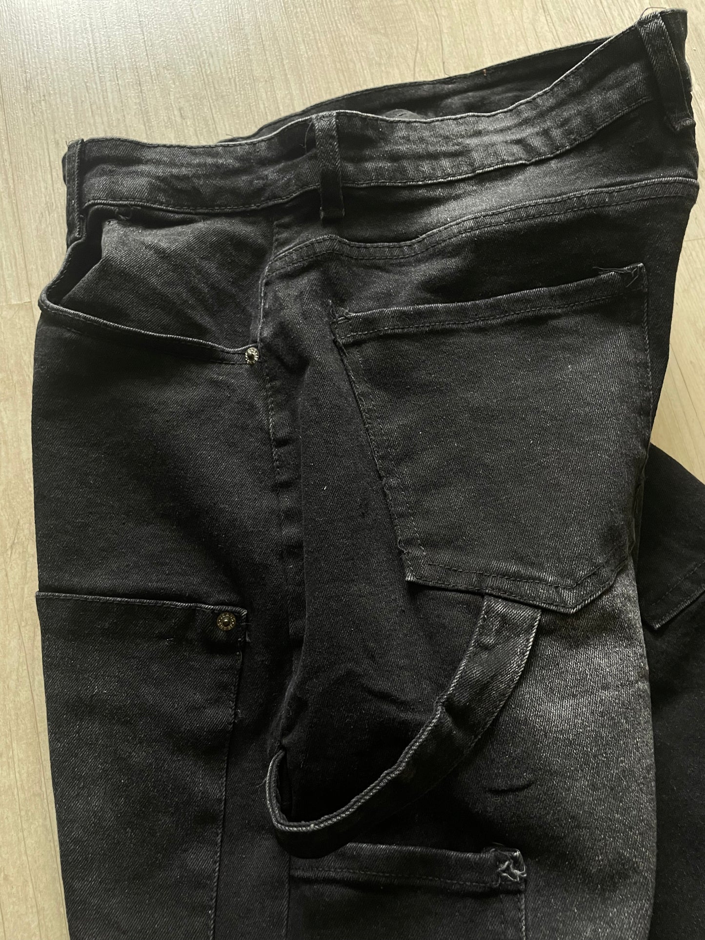 Handmade Double-Knee Denim Shorts