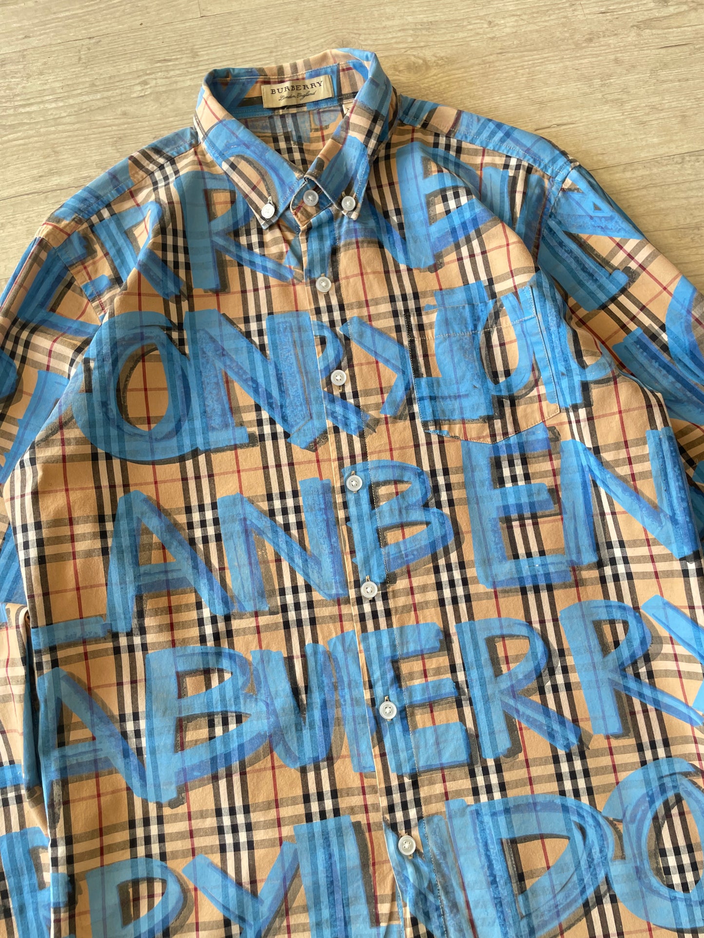 Burberry Jameson Graffiti Print Shirt