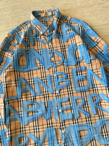 Burberry Jameson Graffiti Print Shirt