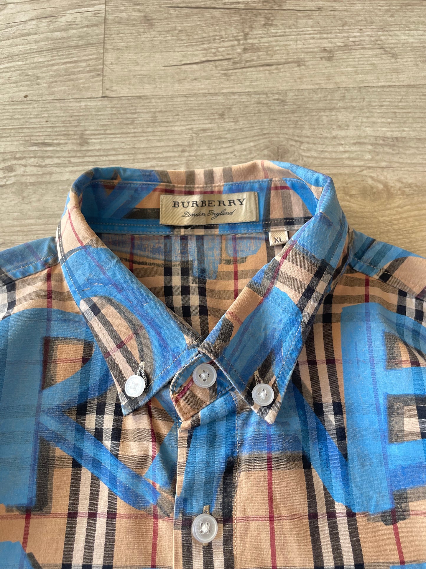 Burberry Jameson Graffiti Print Shirt