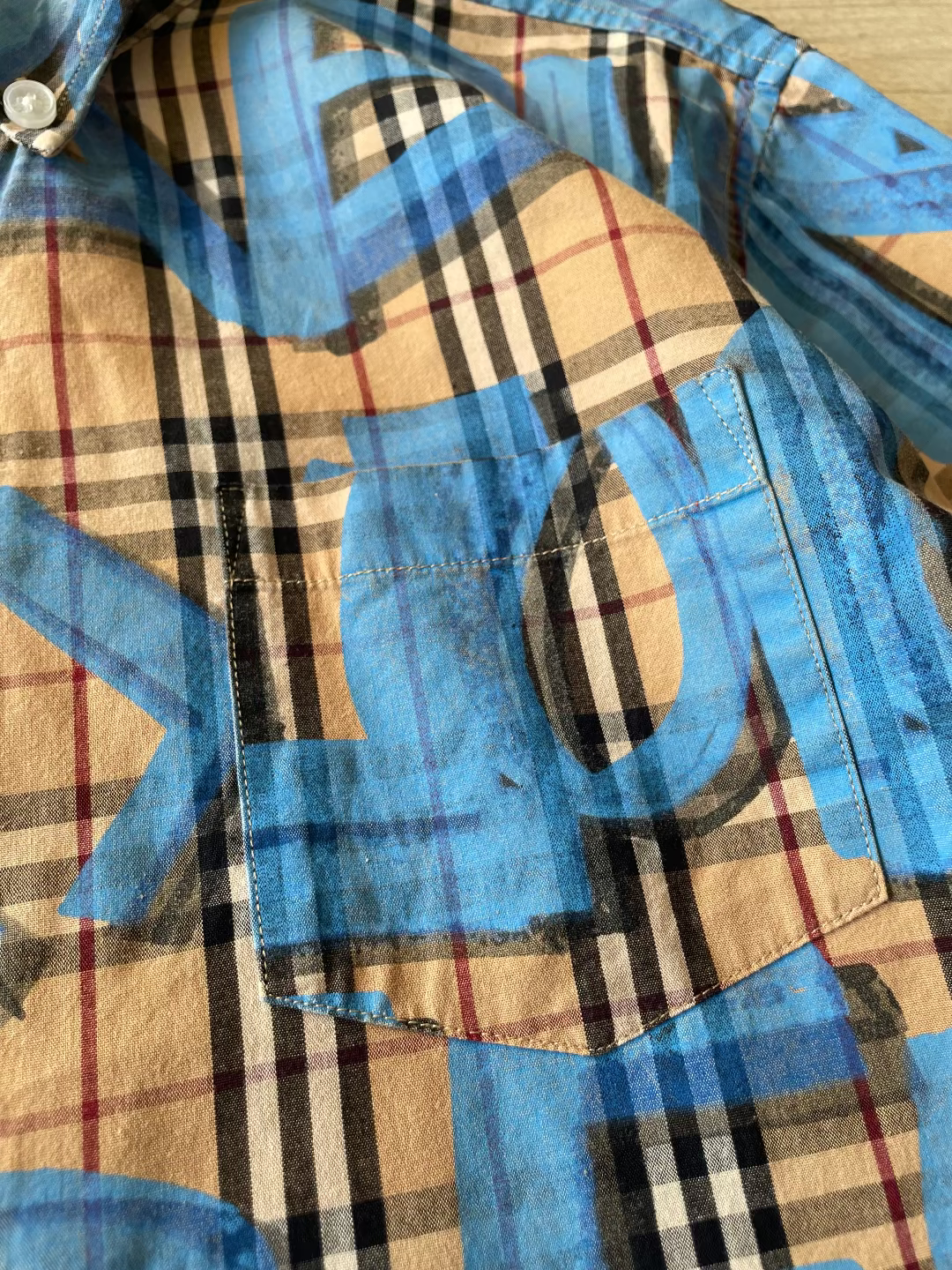Burberry Jameson Graffiti Print Shirt